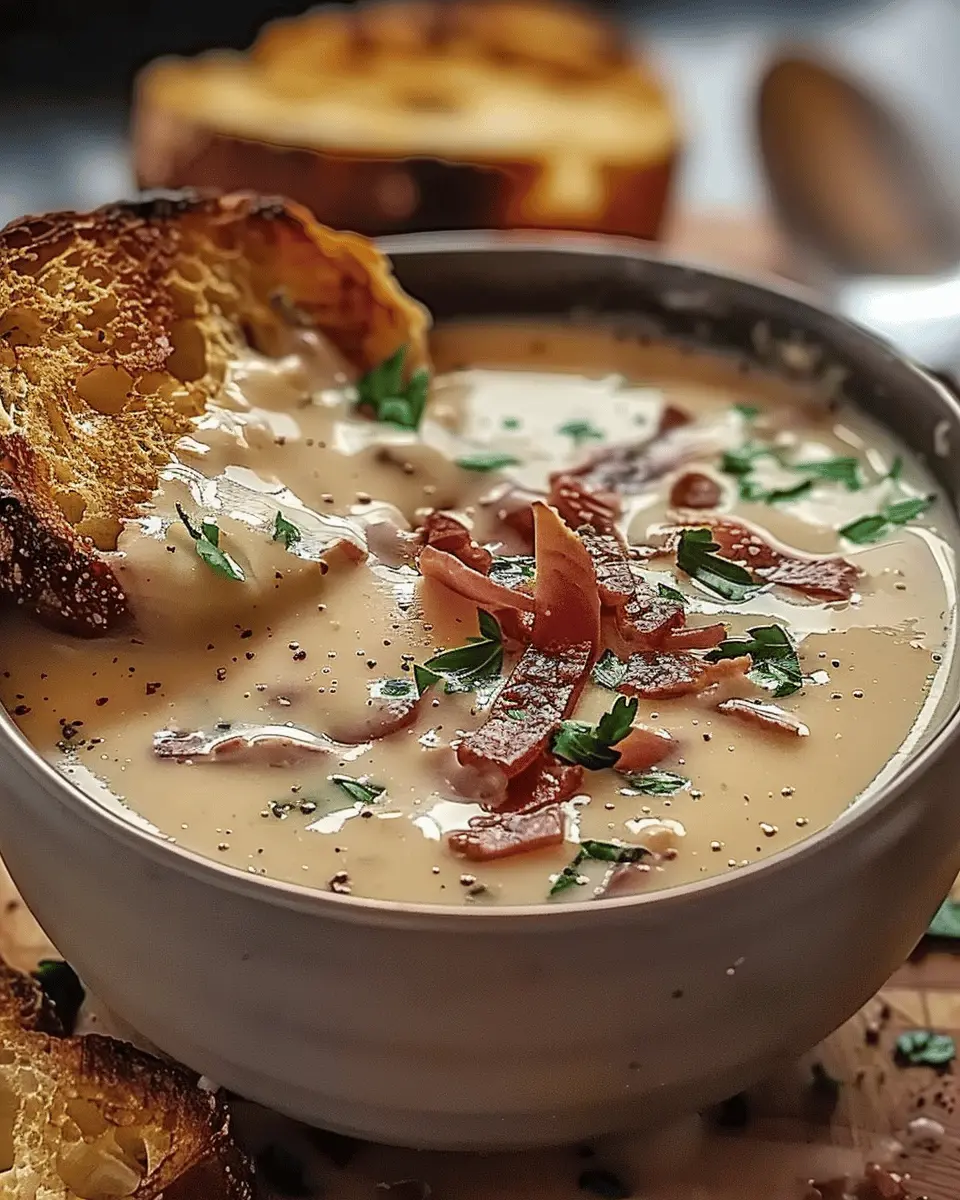 Creamy Reuben Soup: A Comforting Twist with Turkey Bacon and Chicken Ham