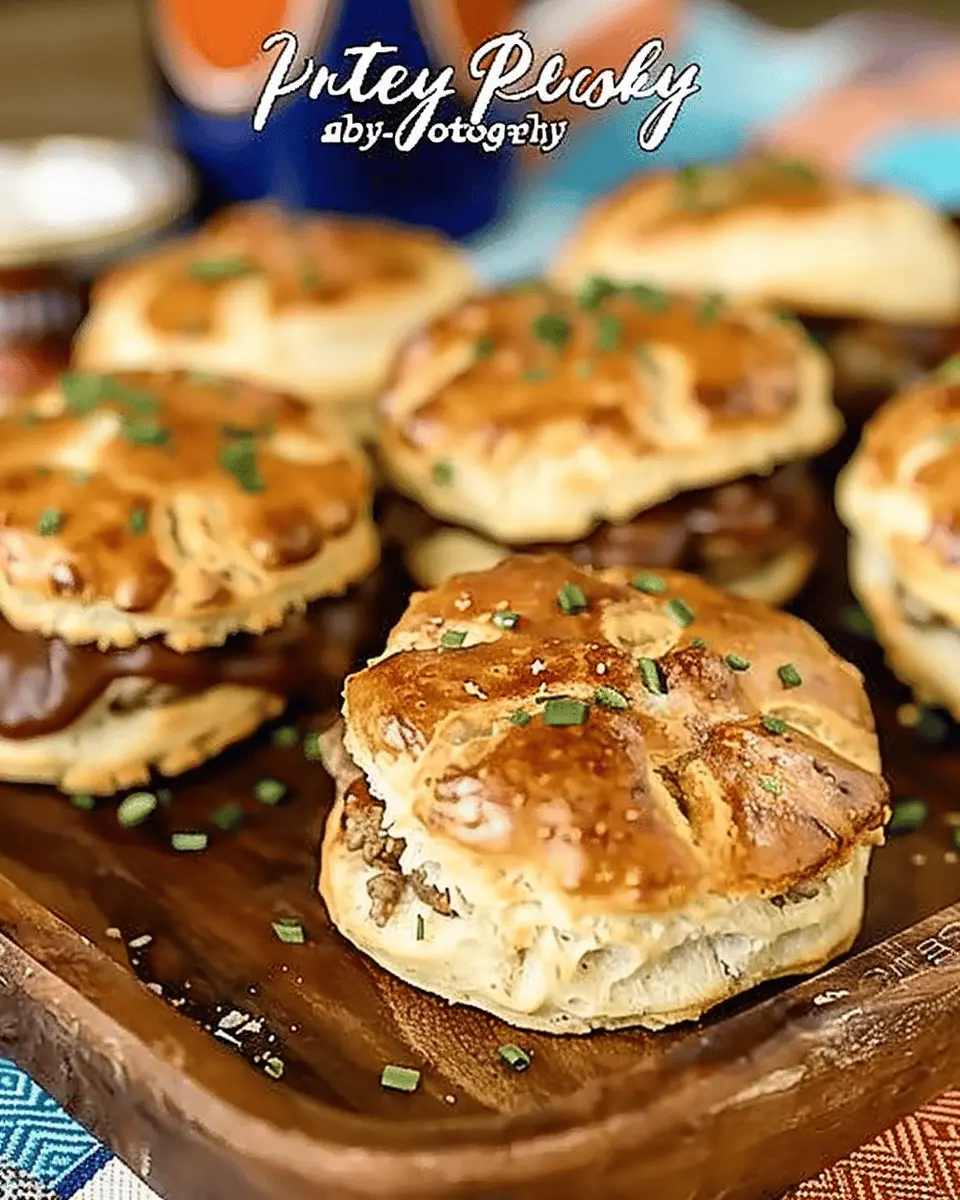 French Dip Biscuits: Easy Football Friday Delight with Turkey Bacon