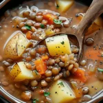 Hearty Lentil and Potato Soup