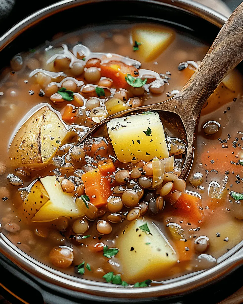 Hearty Lentil and Potato Soup: Your Cozy Comfort Food Bowl