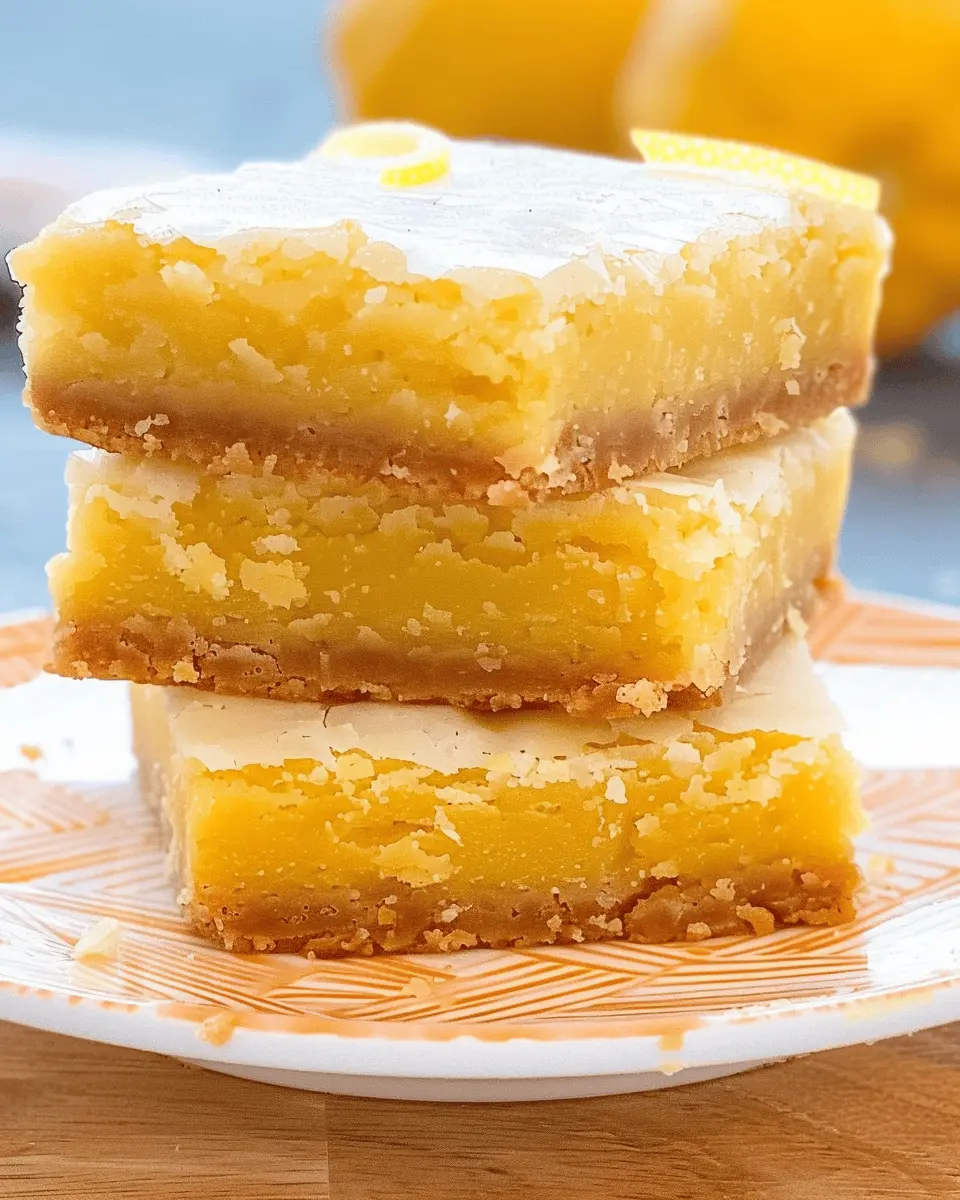 Easy Fudgy Lemon Brownies: Your New Favorite Indulgent Treat