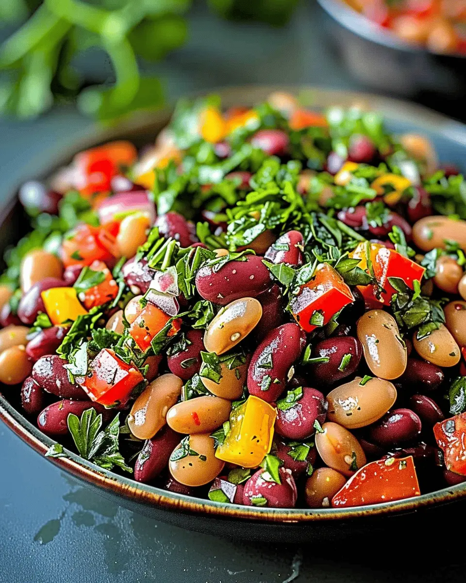 Rainbow Bean Salad: A Vibrant & Healthy Recipe You’ll Love