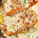 Baked Boursin Salmon