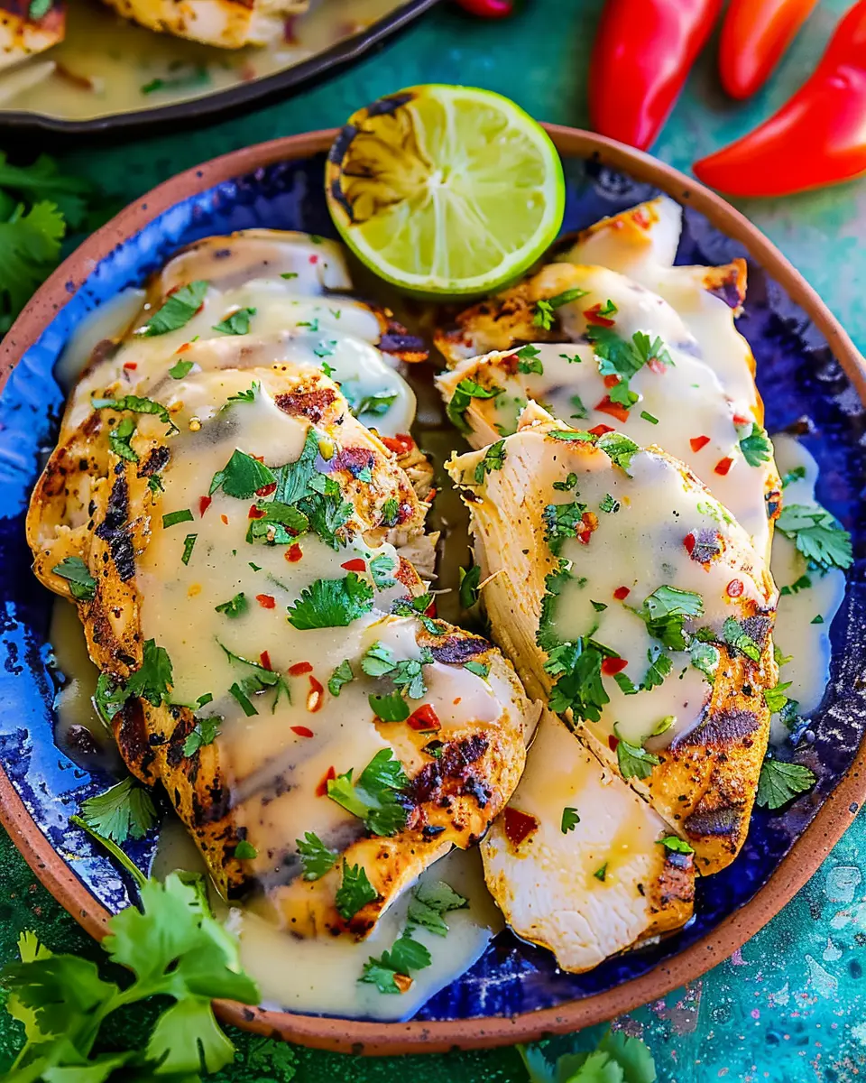Grilled Salsa Verde Pepper Jack Chicken: Juicy Flavor for Everyone