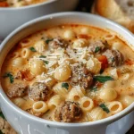 Parmesan Italian Sausage Ditalini Soup: A Creamy Comfort Classic
