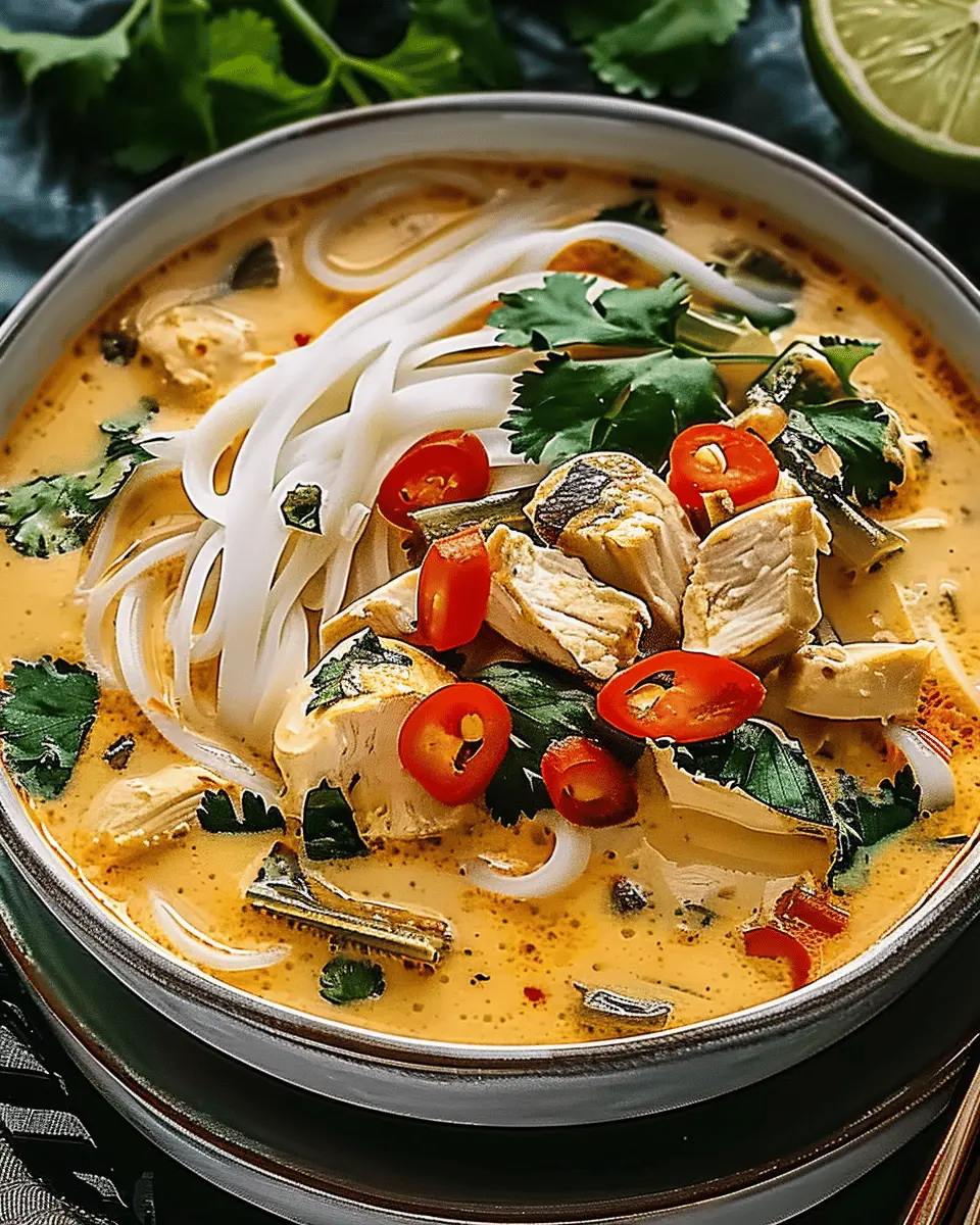 quick easy thai chicken soup: a flavorful twist for your soul