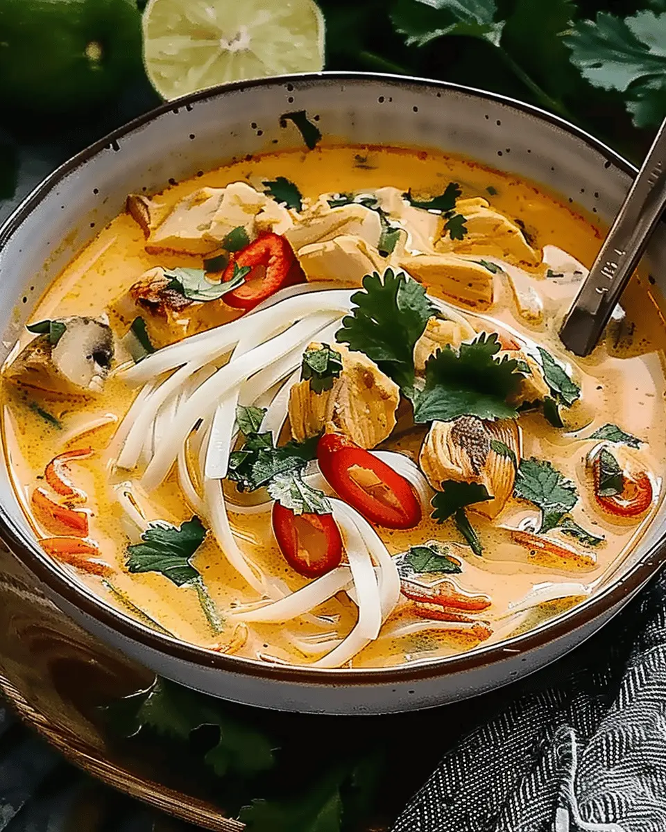 Quick and Flavorful Easy Thai Chicken Soup Recipe for Cozy Nights