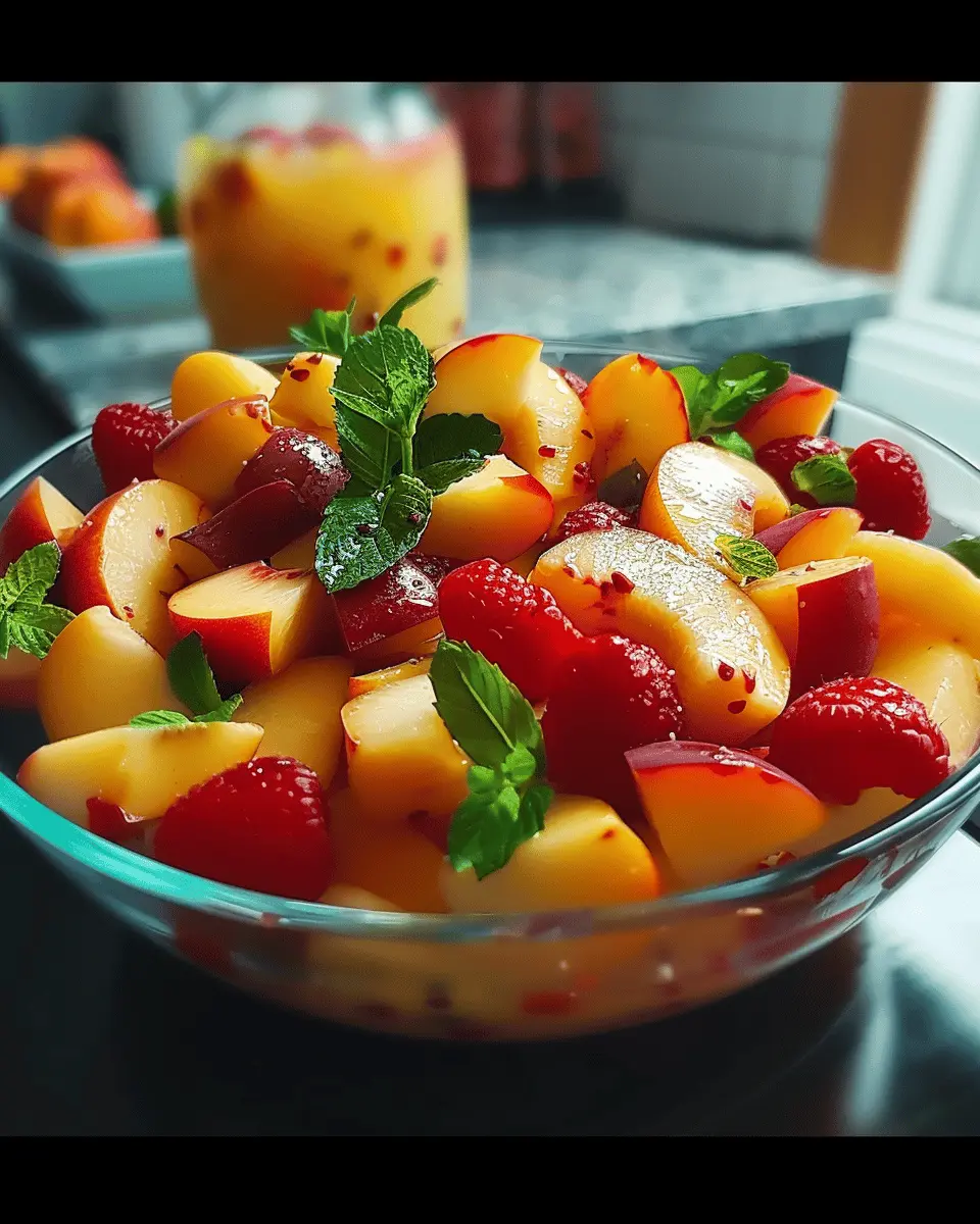 Summer Peach Fruit Salad: Juicy Recipe for Refreshing Hot Days
