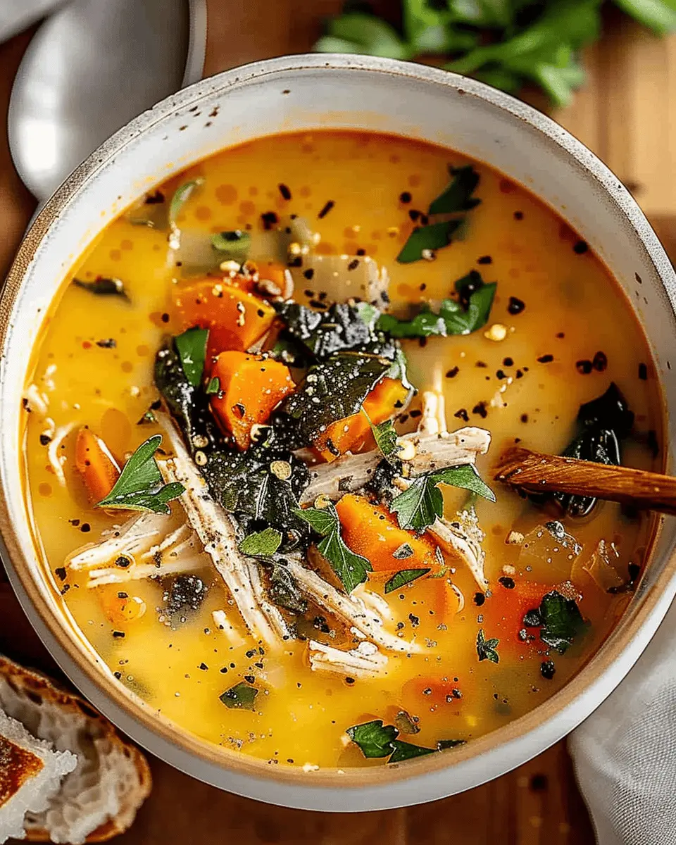 Simple Tuscan Soup: Easy Comfort Food with Turkey Bacon and Chicken Ham