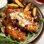 Crispy Hot Honey Feta Chicken