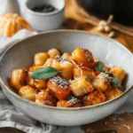 Air Fryer Pumpkin Gnocchi Bake