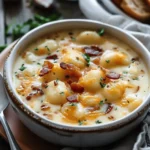 Bacon Cheddar Gnocchi Soup – A Rich and Creamy Comfort Meal