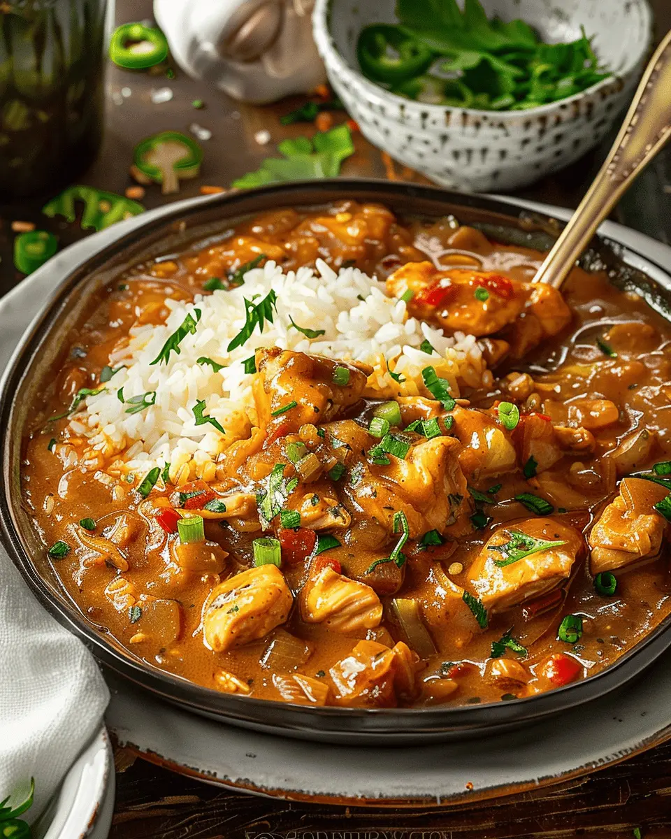 Chicken etouffee