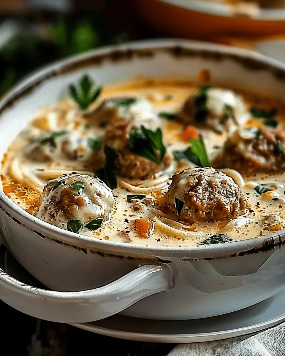 Creamy Italian Meatball Soup: Hearty Comfort Food You’ll Love
