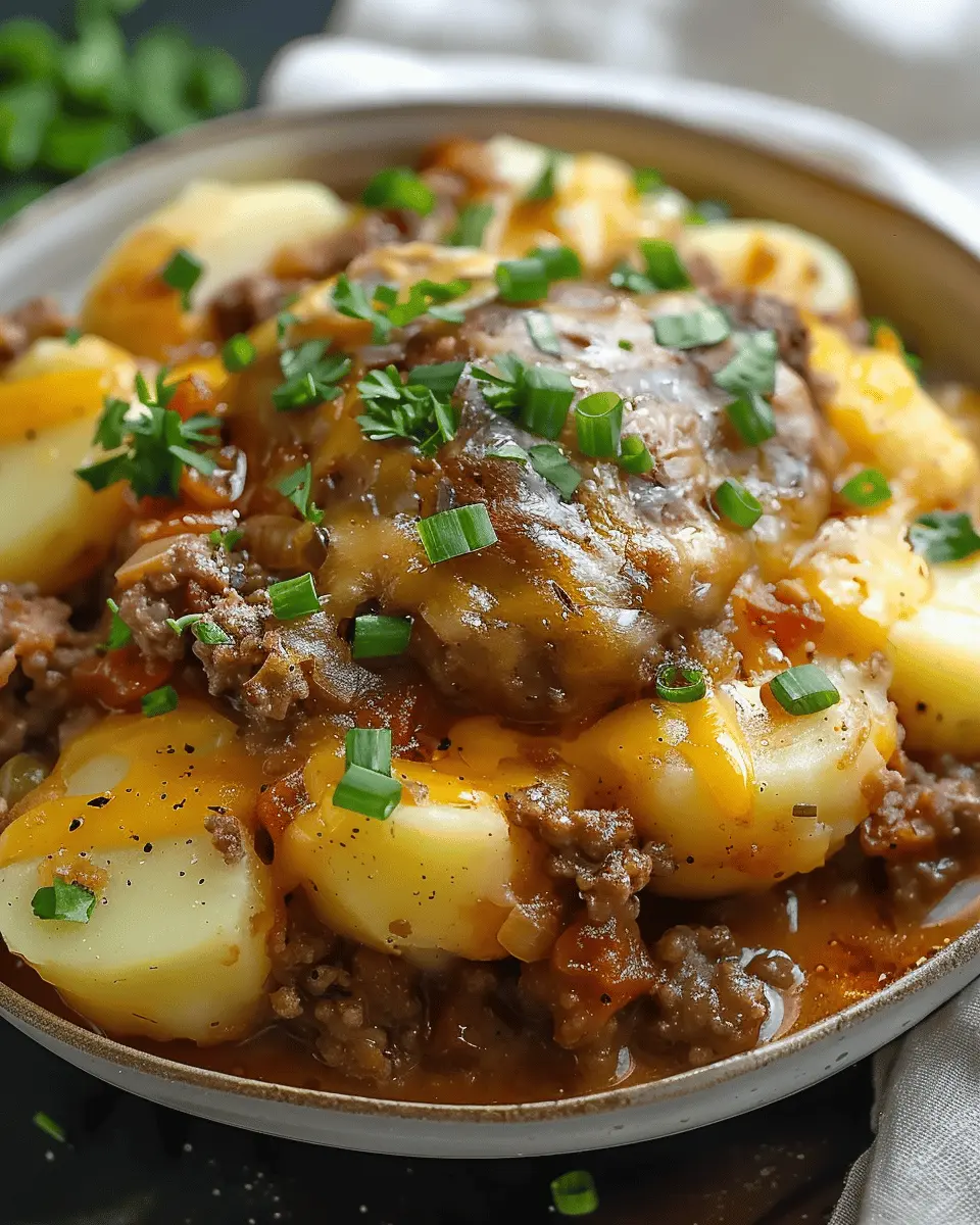 Crockpot Hamburger Potato Casserole Recipe: Easy Family Delight