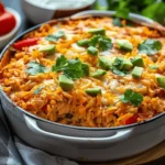 Easy Chicken Enchilada Rice Casserole (35 Minutes)