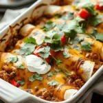 Easy Ground Beef Enchiladas