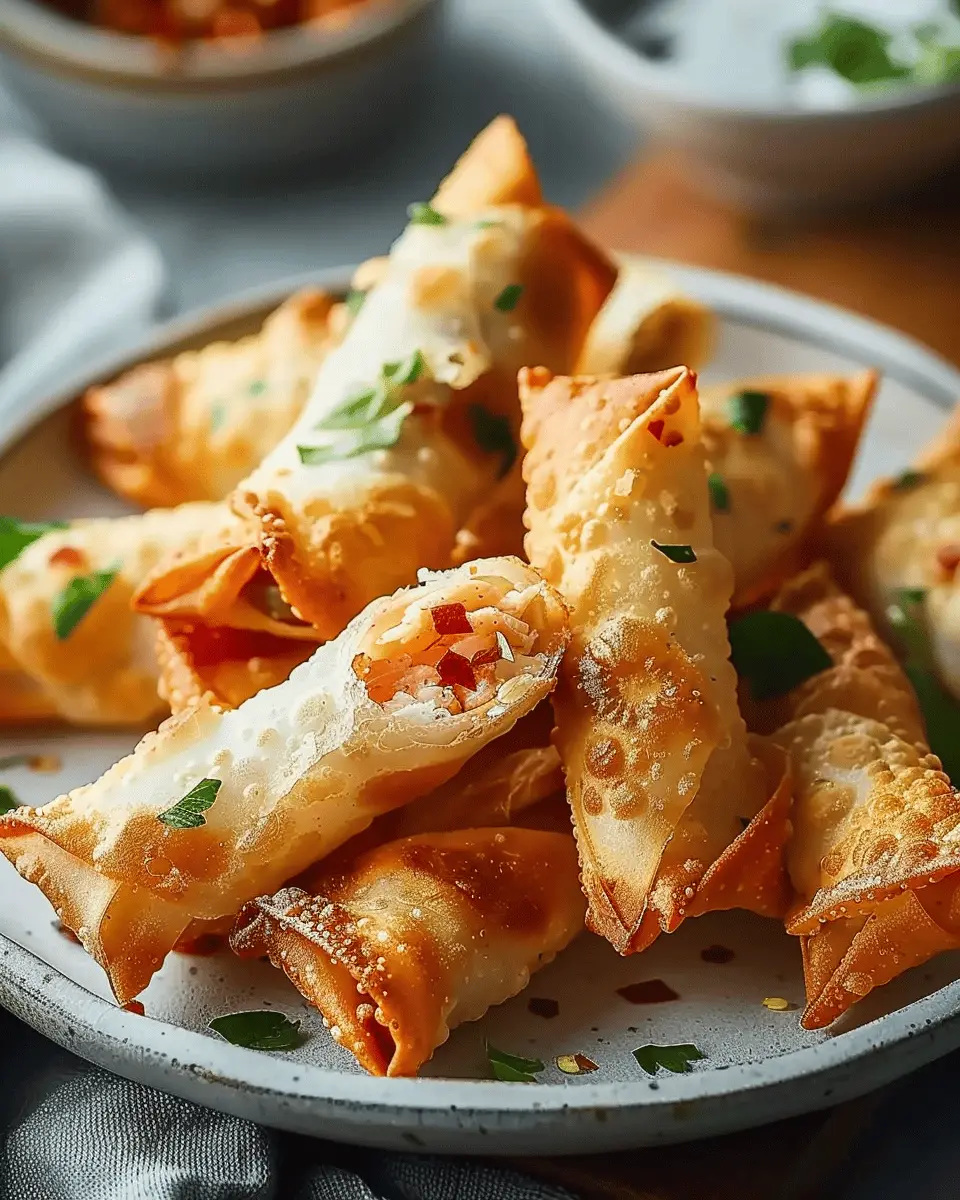 Easy Rice Paper Crab Rangoons Recipe