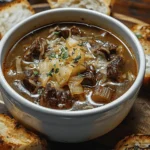 French Onion Beef Short Rib Soup