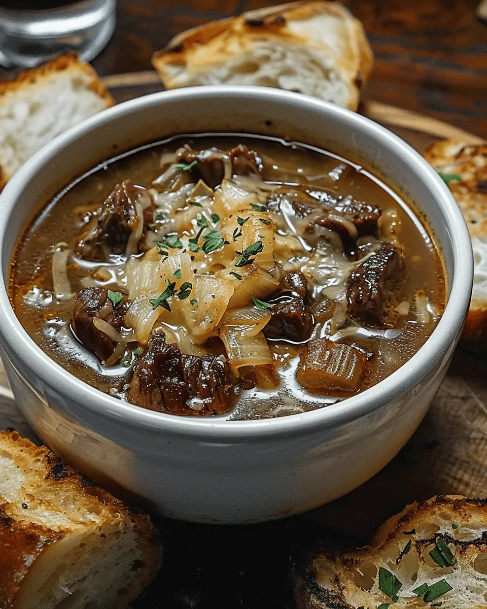French Onion Beef Short Rib Soup: A Heartwarming Comfort Dish