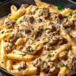 High Protein Creamy Beef Pasta Recipe for Quick Weeknight Dinners