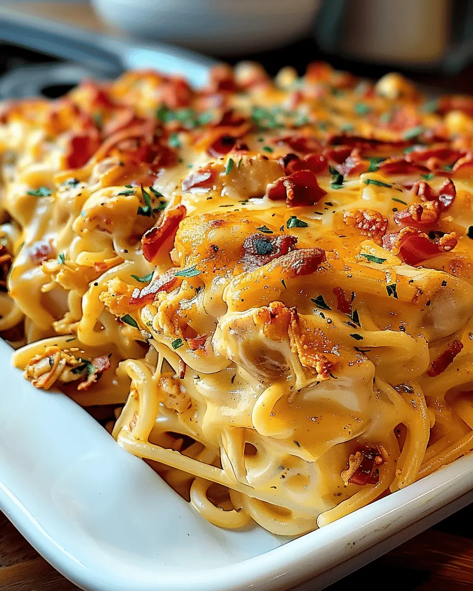 Irresistible Spicy Southern Cheesy Chicken Spaghetti Casserole