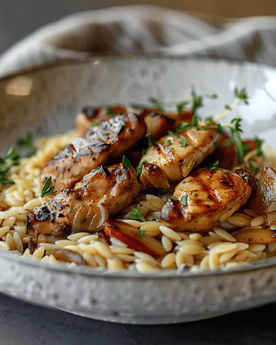 Marsala Chicken Orzo: Easy Comfort Food for Family Dinners