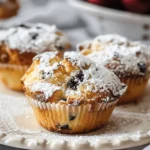 Moist Christmas Stollen Muffins