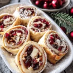 Savory Christmas Cranberry Roll Ups