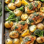 Sheet Pan Garlic Butter Chicken and Veggies