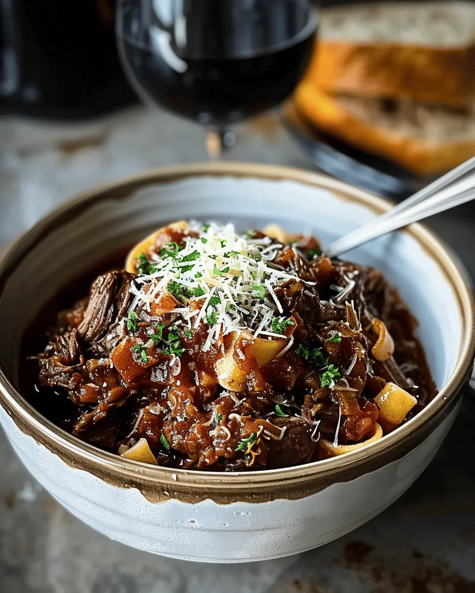 Sunday Slow Cooker Beef Ragu Recipe: A Hearty, Flavorful Delight