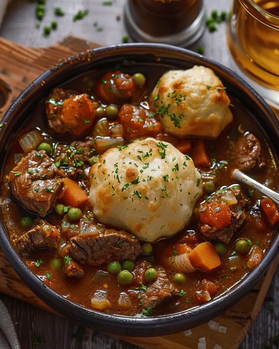 Tasty Beef Stew and Dumplings: A Memorable Comfort Meal