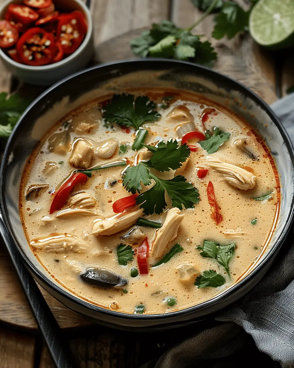 Thai Chicken Soup: Easy Comfort Recipe to Warm Your Soul