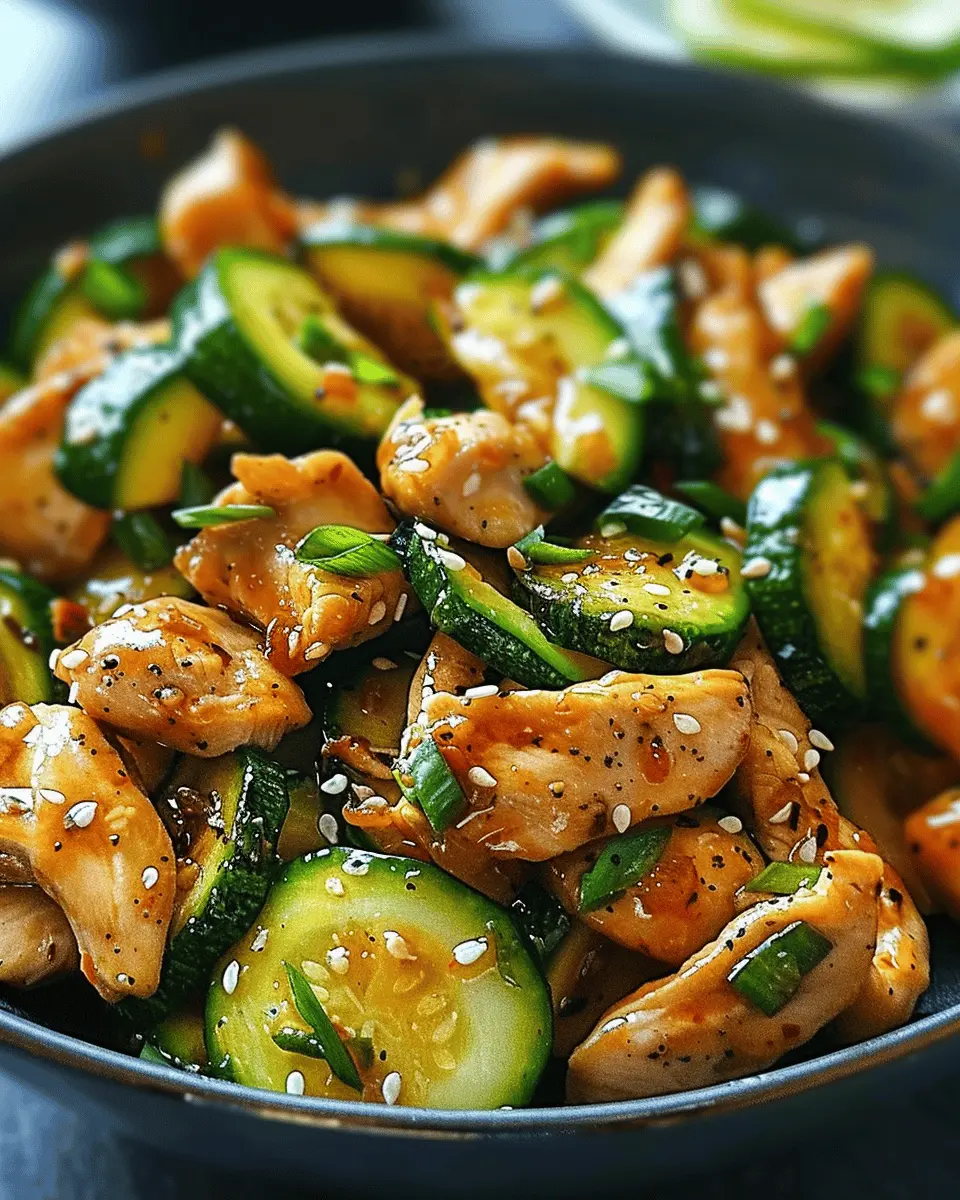 Chicken Zucchini Stir Fry: A Quick, Easy, and Healthy Delight