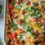 Chicken Burrito Casserole