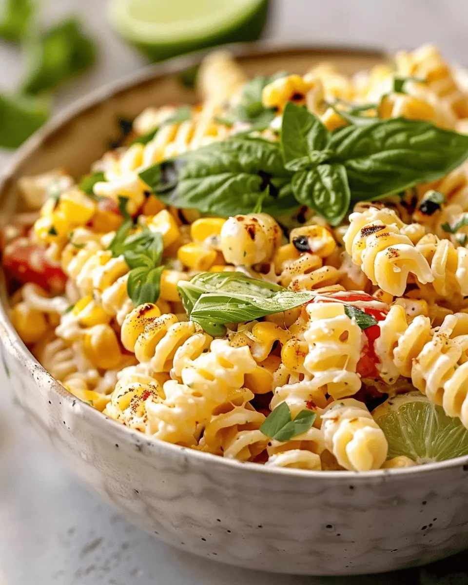 Creamy Street Corn Pasta Salad with Turkey Bacon: A Fresh Twist