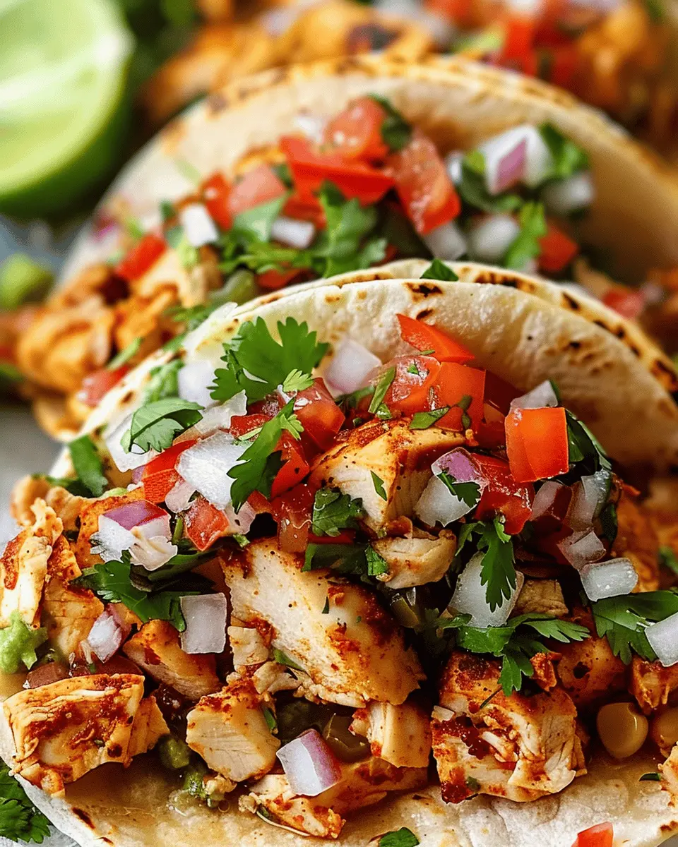 Easy Chicken Street Tacos Recipe: Juicy Flavors Perfect for Home Chefs