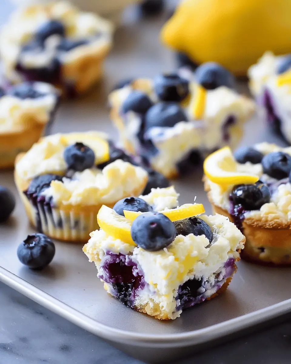 Blueberry and Lemon Zest Cottage Cheese Bites: The Easy Healthy Snack