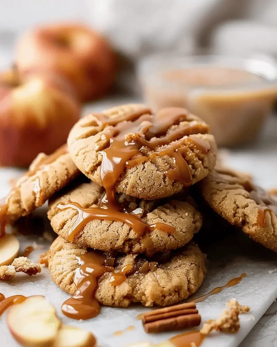 Caramel-Drizzled Apple Cinnamon Cookies: The Best Homemade Treat