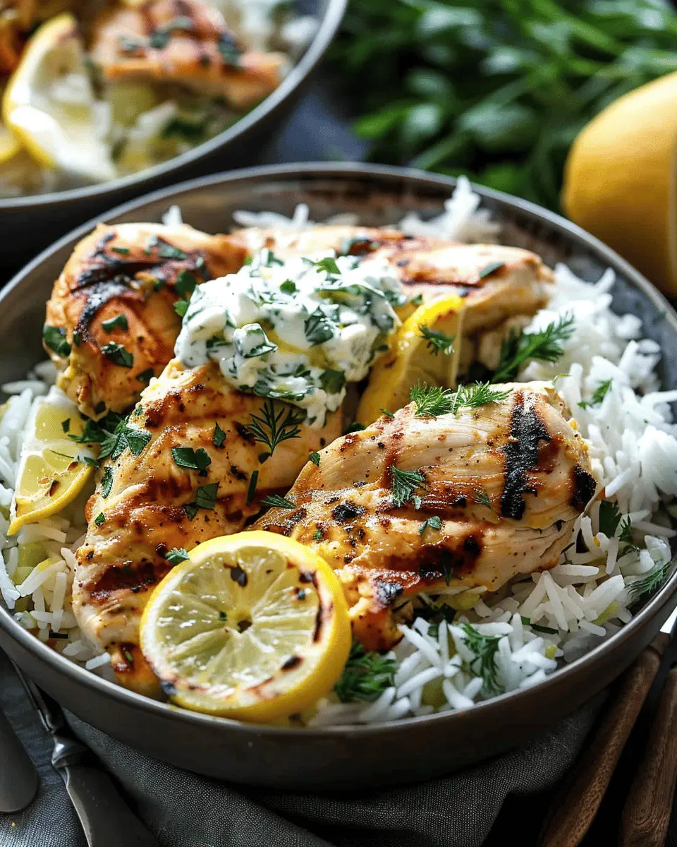 Dump-and-Bake Chicken Tzatziki Rice: Easy & Flavorful Comfort Dish