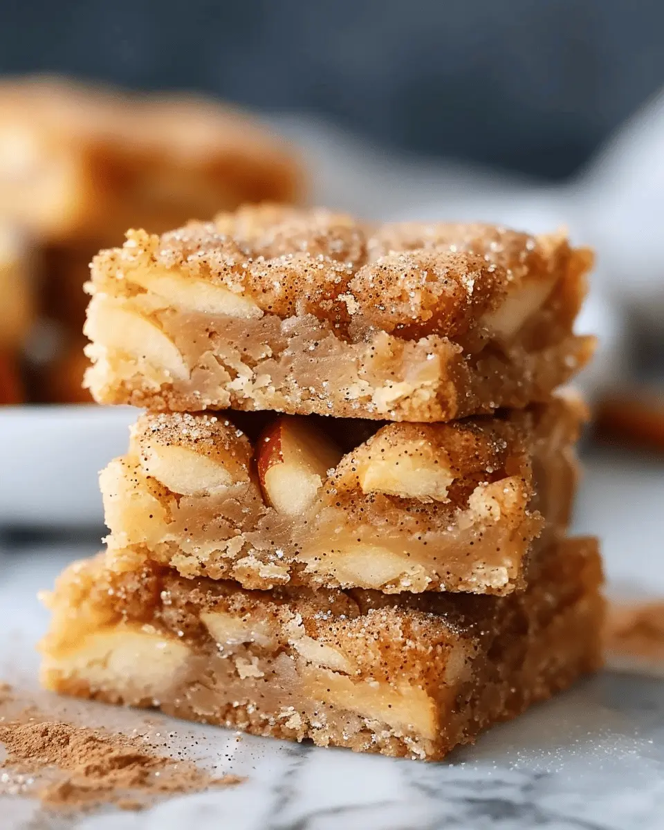 Apple Snickerdoodle Bars: The Best Sweet Treat for Fall Baking