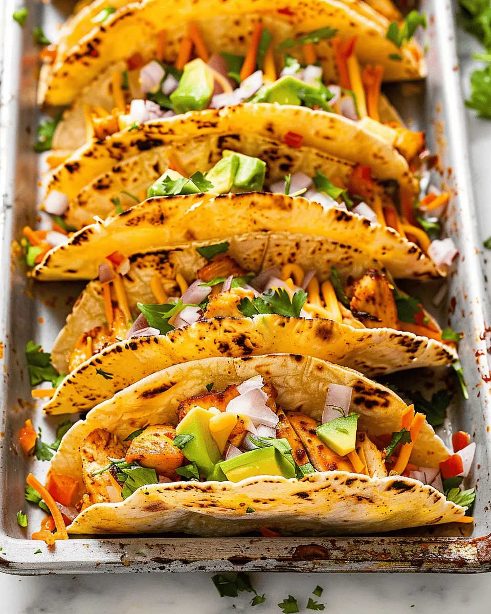 20 Minute Mini Baked Chicken Tacos: Easy, Flavor-Packed Delight