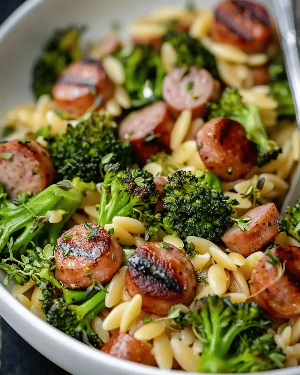 Chicken Sausage and Broccoli Orzo: A Best Comfort Dish for Home Chefs
