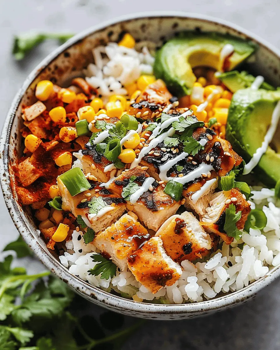 Street Corn Chicken Rice Bowl: A Juicy Twist for Home Cooks