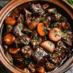 Slow Cooker Beef Bourguignon