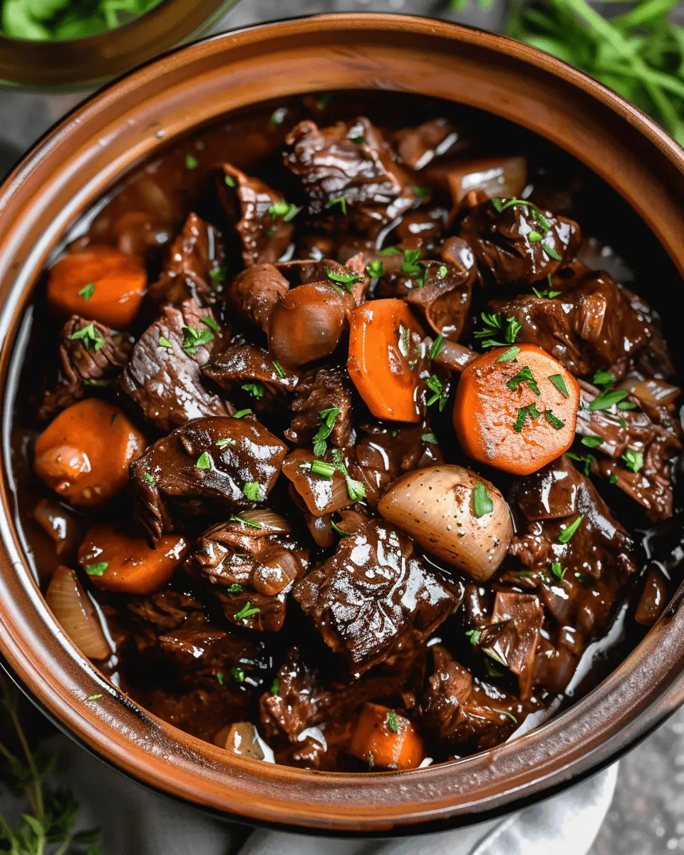 Slow Cooker Beef Bourguignon: A Cozy, Indulgent Feast