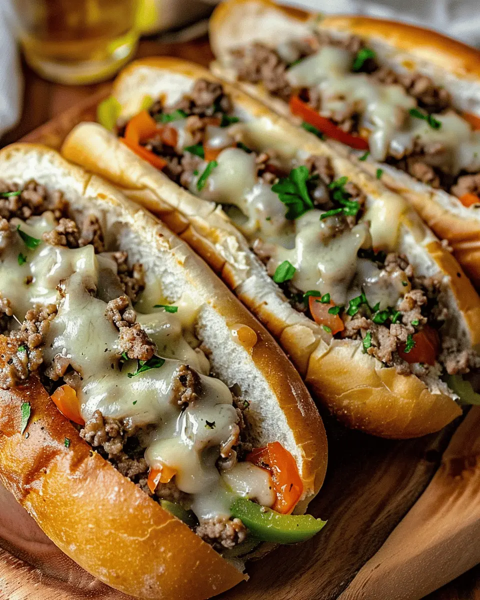 Ground Beef Philly Cheesesteaks: The Best Recipe You’ll Ever Try