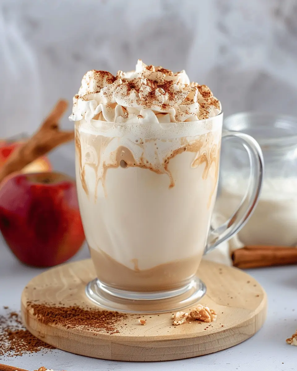 Iced Apple Crisp Cream Chai Latte: The Best Starbucks Copycat Recipe