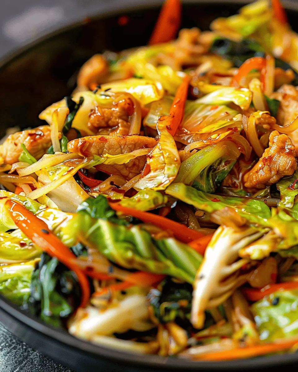 Asian Cabbage Stir Fry: A Quick and Flavorful Healthy Delight