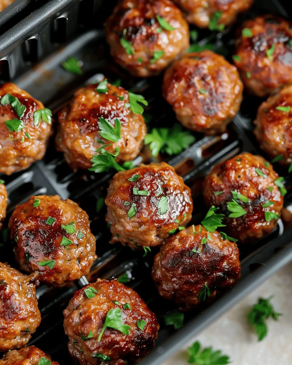 Air Fryer Meatballs: Easy, Juicy Bites with Turkey Bacon Twist